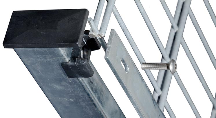 Pfosten DSM: WDI-Zaun